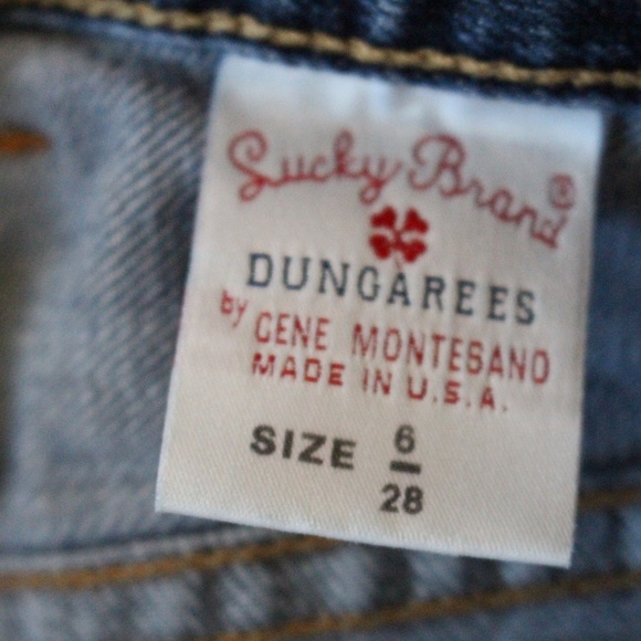 Lucky Brand, Dungarees button fly jeans  style 81LY060 size  6/ 28 - Picture 4 of 10